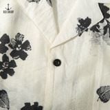  Áo Sơ Mi Premium Flower Seersucker Shirt - 88695 - BigSize upto 140kg 