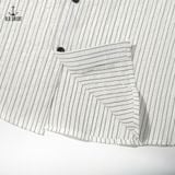  Áo Sơ Mi Premium Soft Structure Seersucker Shirt - 88694 - BigSize upto 140Kg 