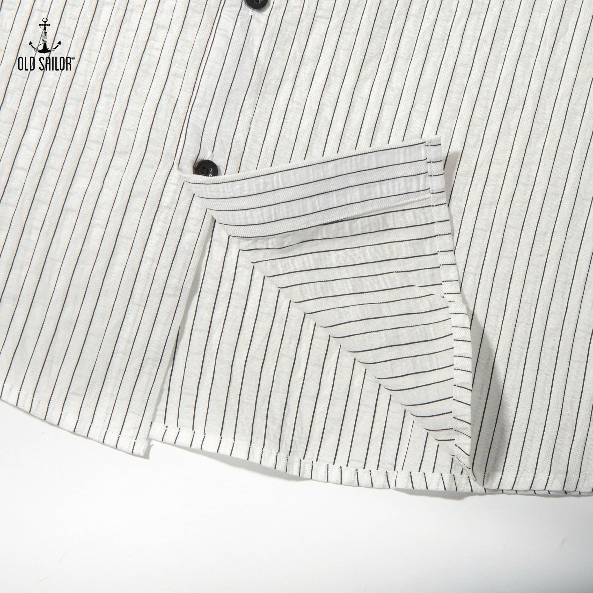  Áo Sơ Mi Premium Soft Structure Seersucker Shirt - 88694 - BigSize upto 140Kg 