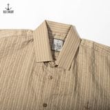  Áo Sơ Mi Premium Soft Structure Seersucker Shirt - 88694 - BigSize upto 140Kg 