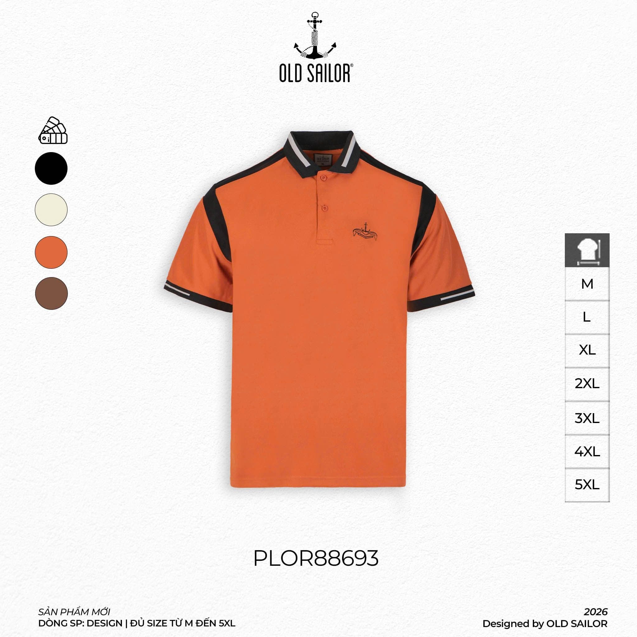 Áo Polo Nam Bigsize - Crown Polo  – 88693 - Bigsize upto 5XL 