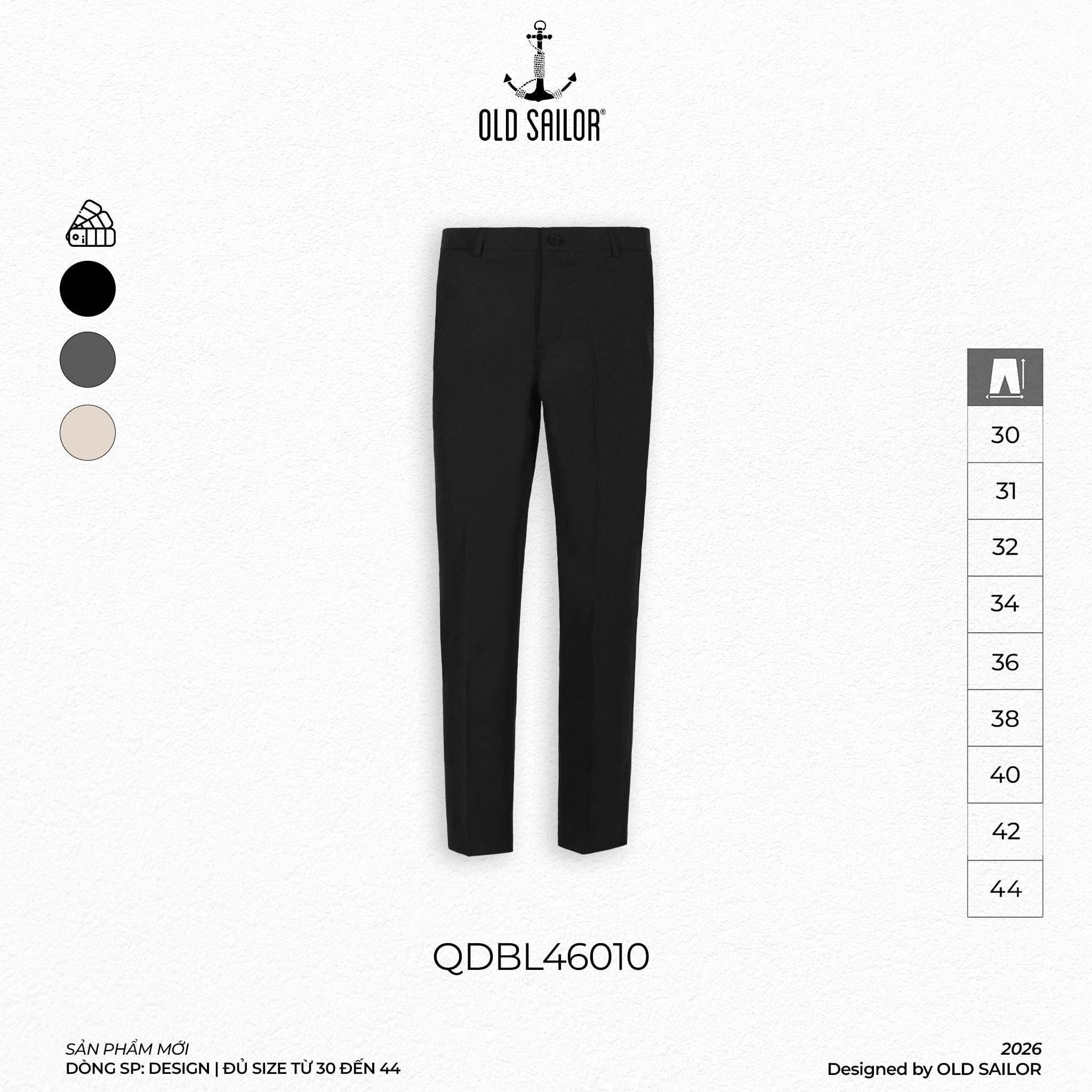  Quần Tây Osl Polyme Elastic Pants - 46010 - Big Size Upto 140KG 