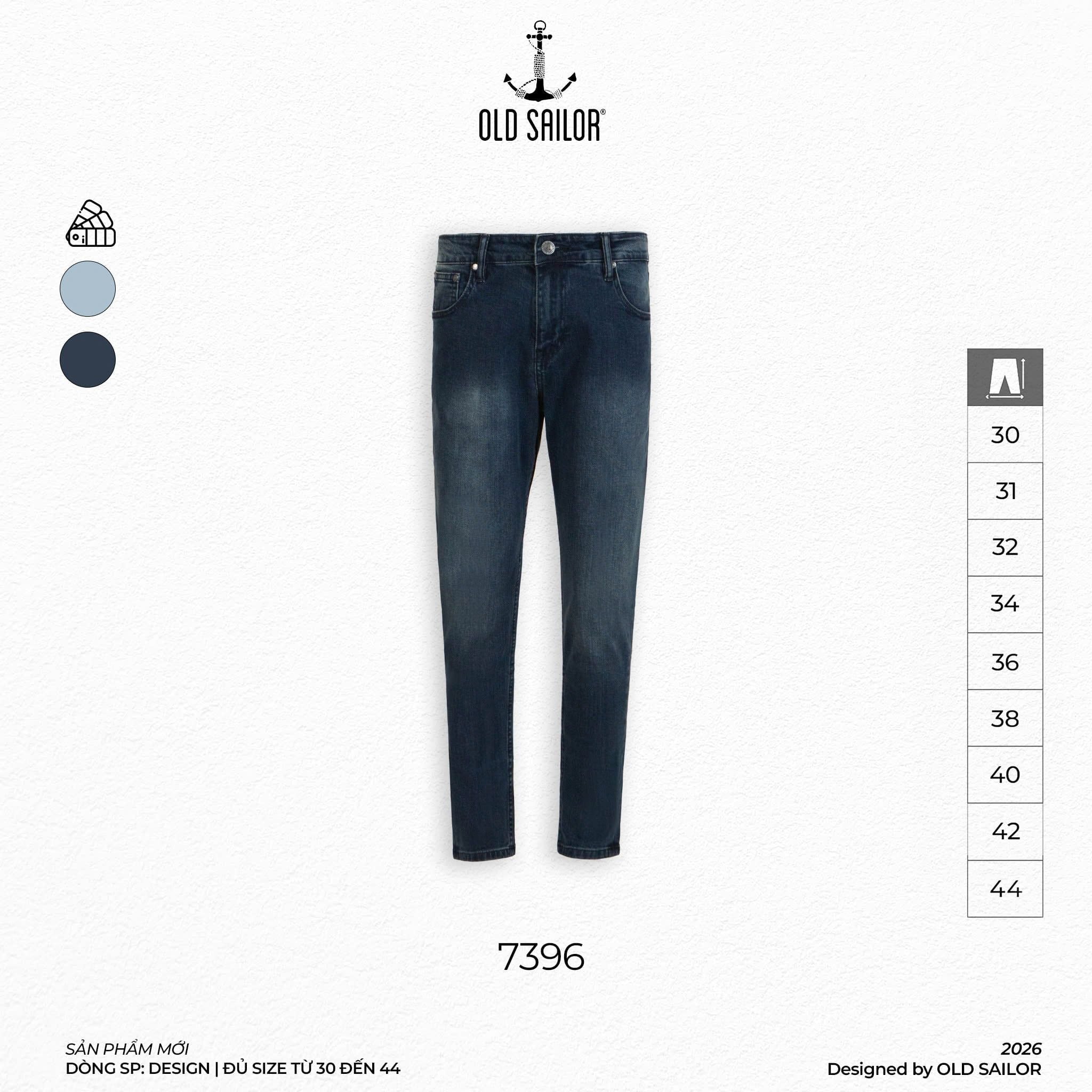  Quần Jean Nam Osl 95cm Premium Jeans - 7396 - Big Size Upto 140KG 