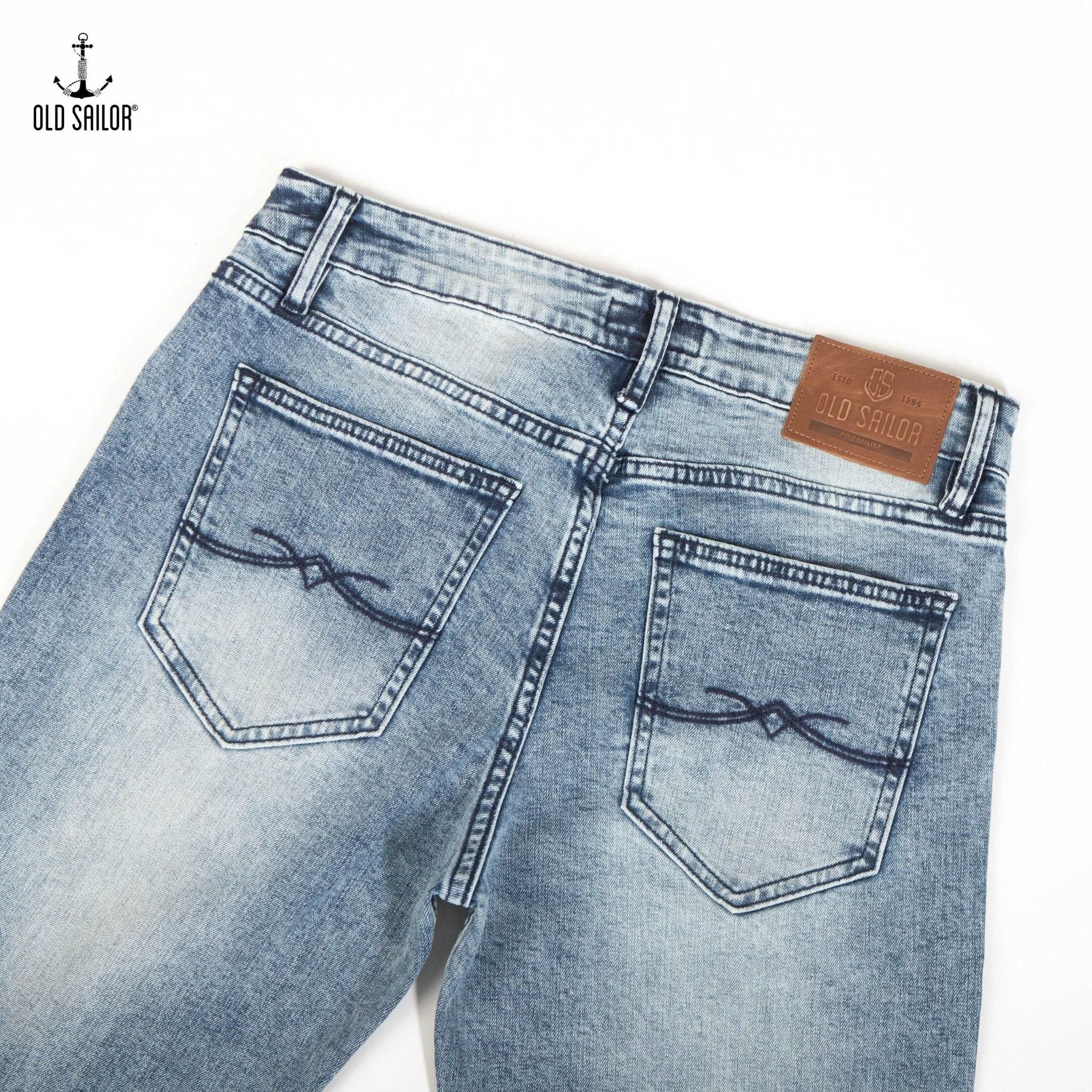  Quần Jean Nam Osl Straight Premium Jeans - 7392 - Big Size Upto 140KG 