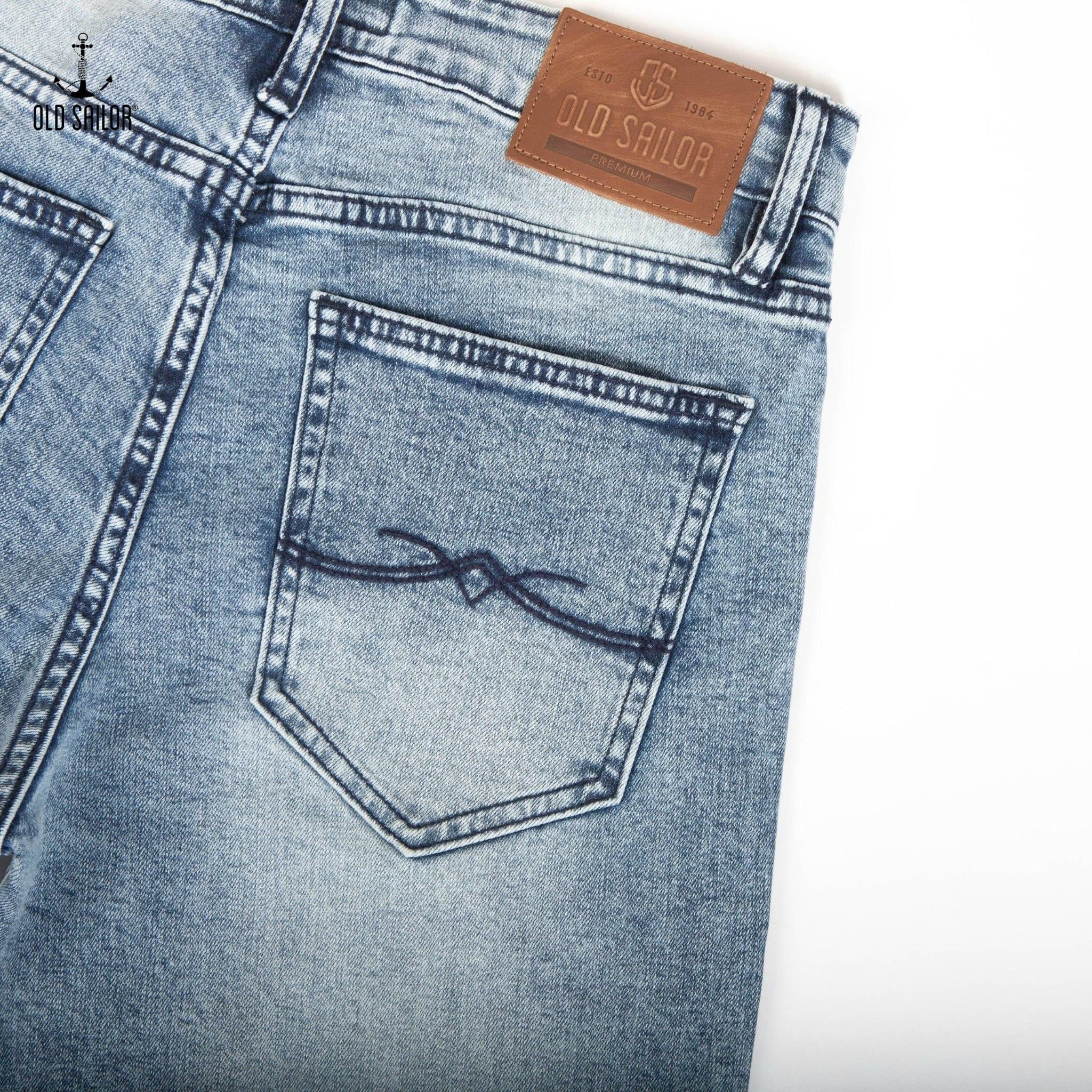  Quần Jean Nam Osl Straight Premium Jeans - 7392 - Big Size Upto 140KG 