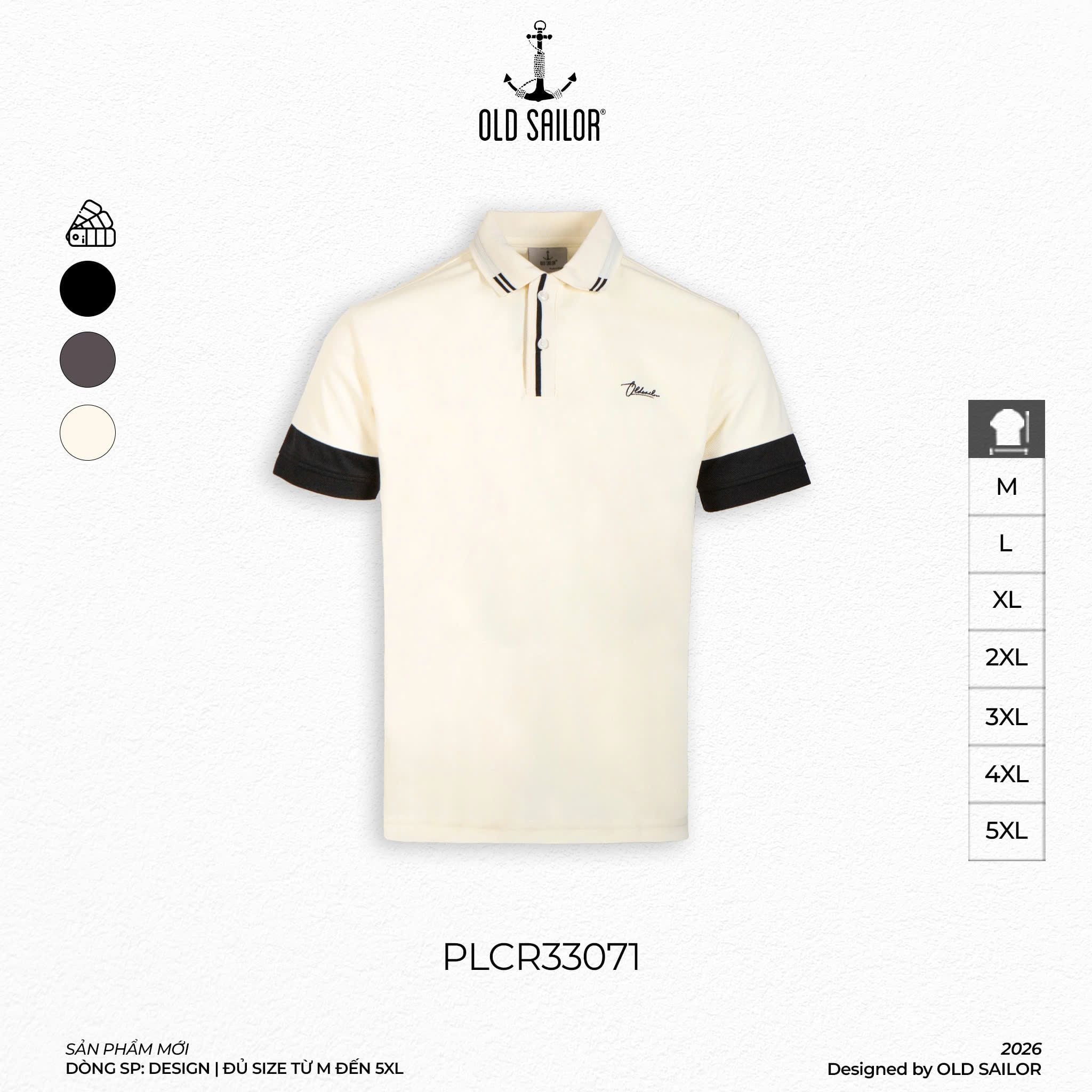  Áo Polo Nam Bigsize - Monie Polo  – 33071 - Bigsize upto 5XL 