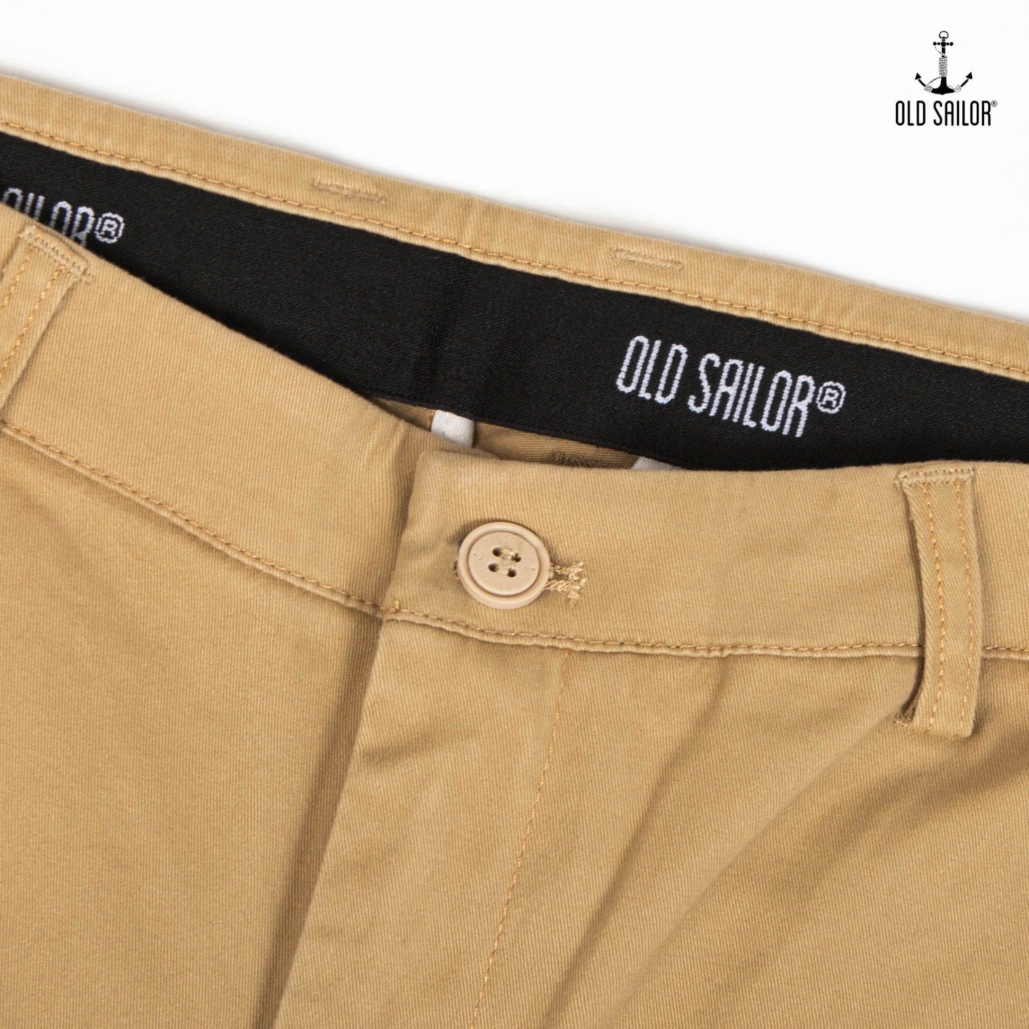  Quần Kaki Nam Elastic Premium Old Sailor - BEIGE - 46002 - Big Size Upto 44 