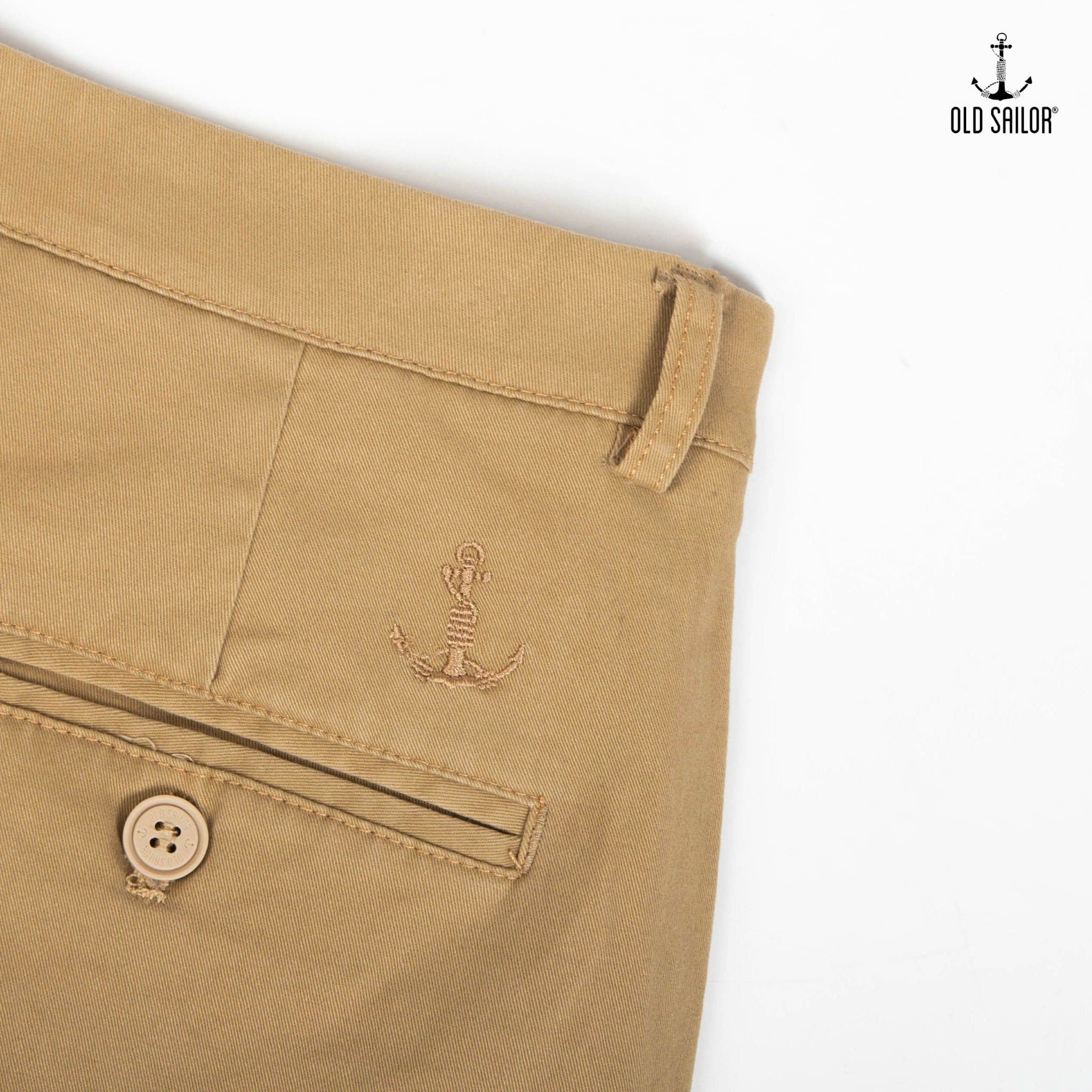  Quần Kaki Nam Elastic Premium Old Sailor - BEIGE - 46002 - Big Size Upto 44 