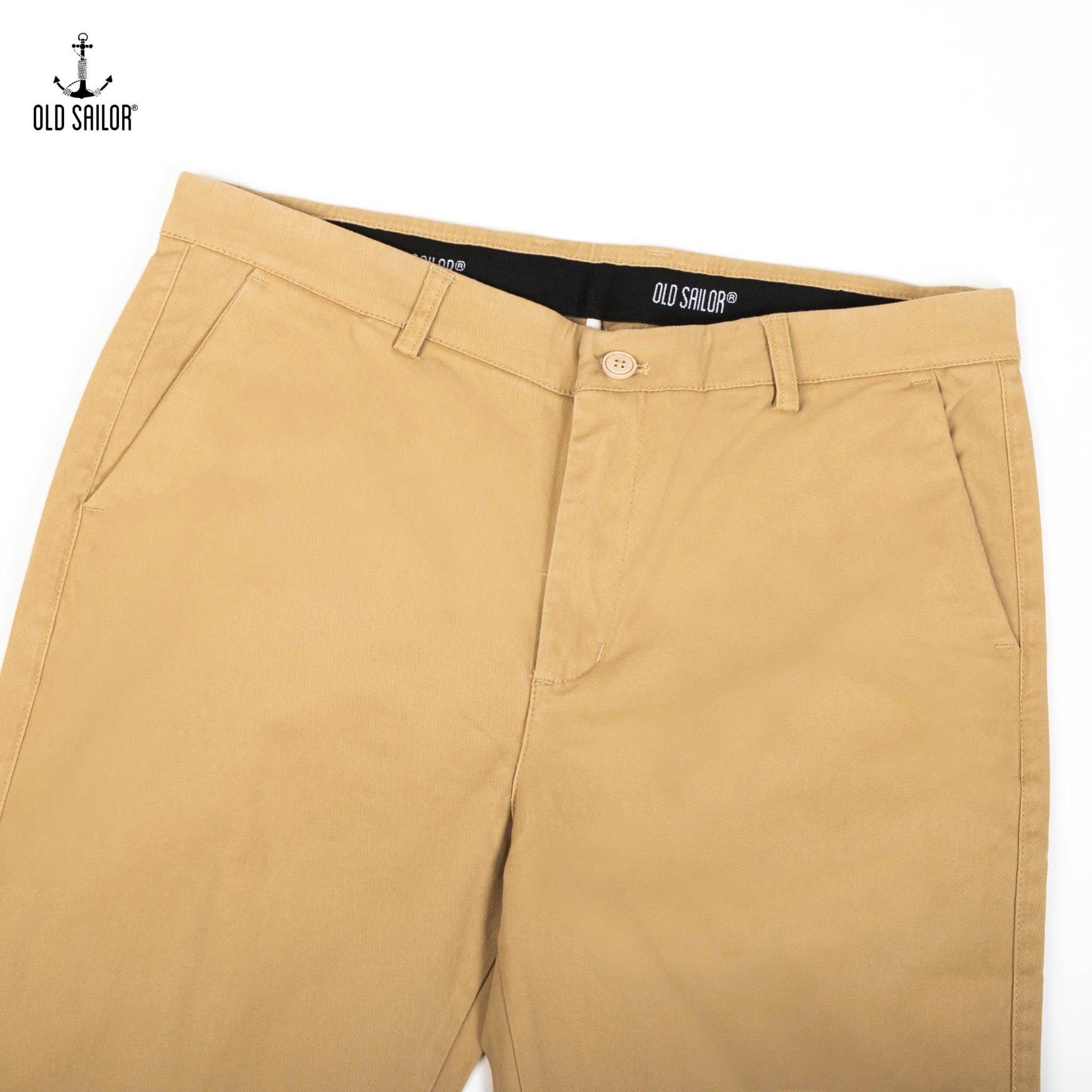  Quần Kaki Nam Elastic Premium Old Sailor - BEIGE - 46002 - Big Size Upto 44 