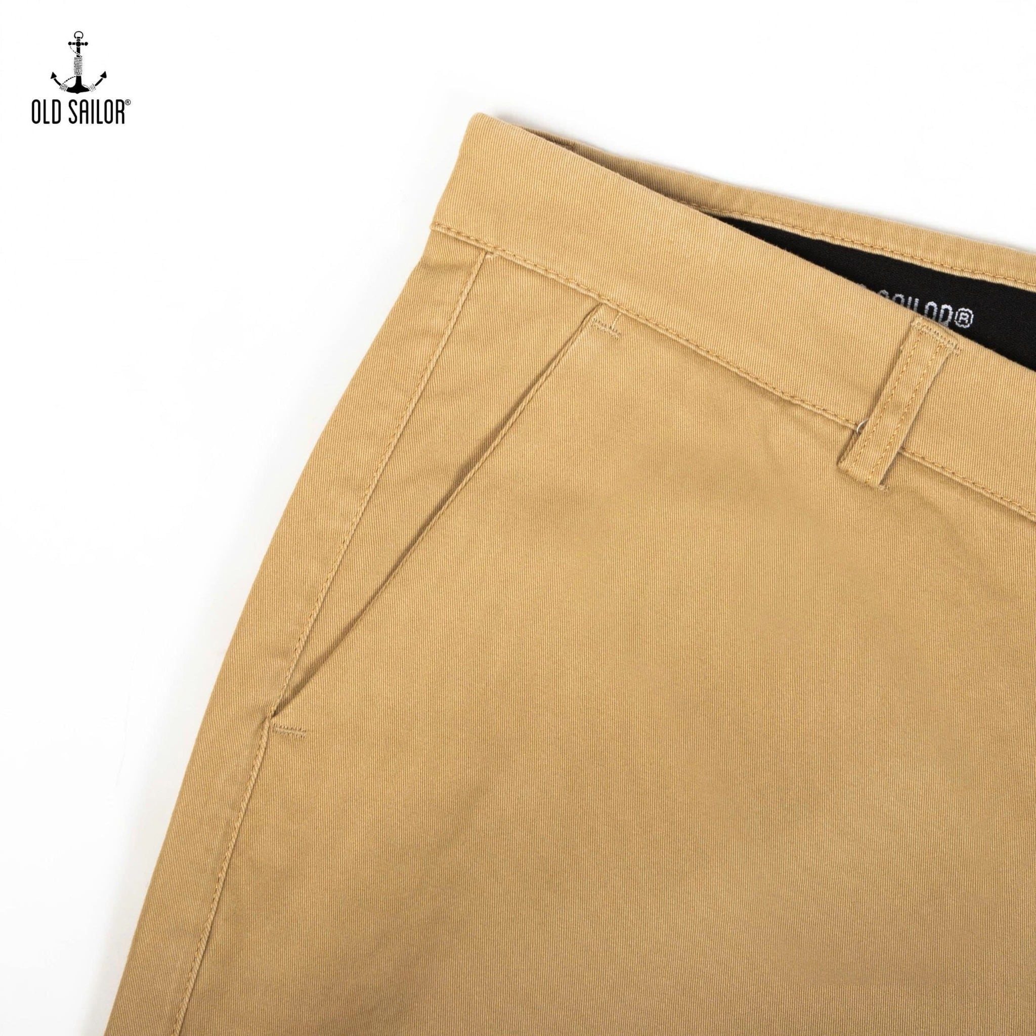  Quần Kaki Nam Elastic Premium Old Sailor - BEIGE - 46002 - Big Size Upto 44 
