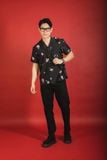  Áo Sơ Mi Premium Flower Seersucker Shirt - 88695 - BigSize upto 140kg 