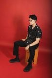  Áo Sơ Mi Premium Flower Seersucker Shirt - 88695 - BigSize upto 140kg 