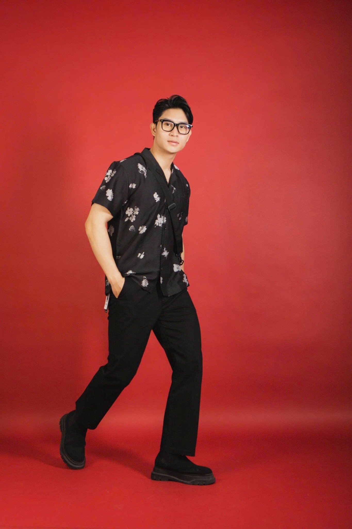  Áo Sơ Mi Premium Flower Seersucker Shirt - 88695 - BigSize upto 140kg 