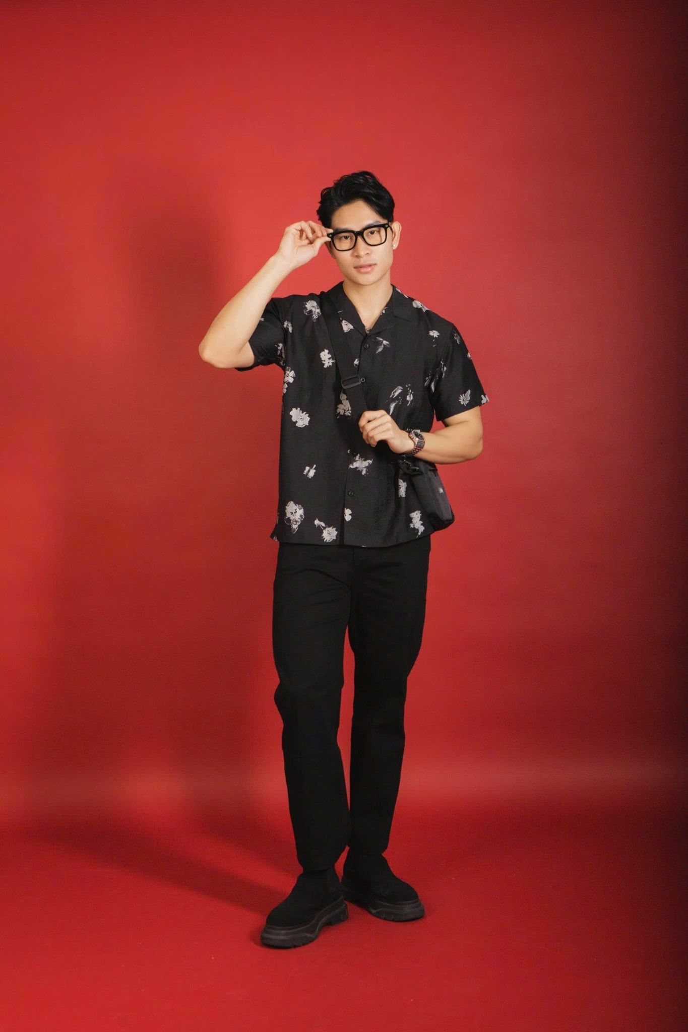  Áo Sơ Mi Premium Flower Seersucker Shirt - 88695 - BigSize upto 140kg 