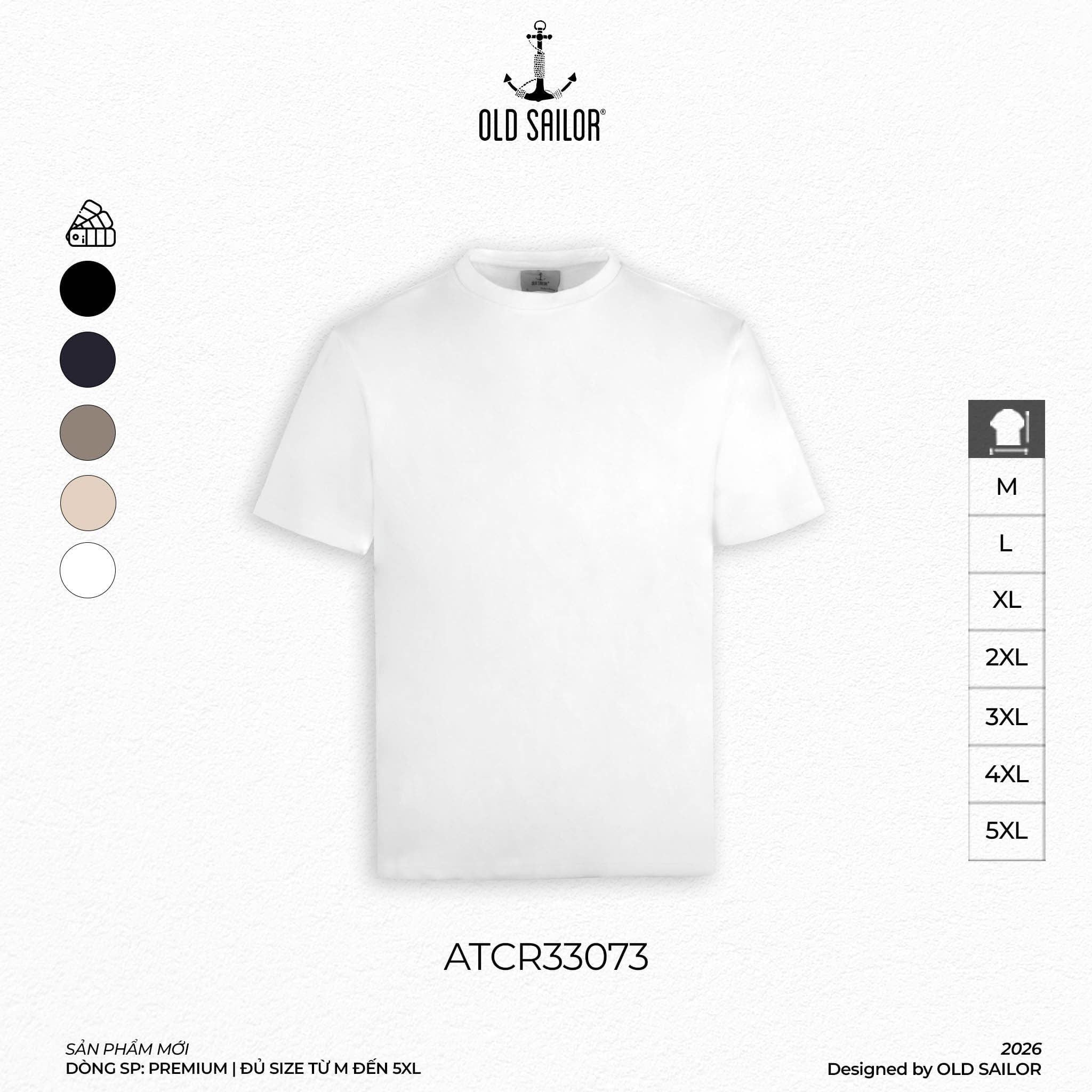  Áo Thun Nam Osl Ocean Modal Tee - 33073 - Big Size Upto 140KG 