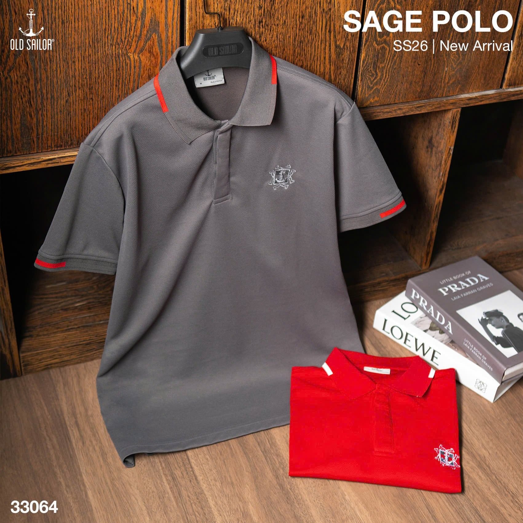  Áo Polo Nam Bigsize - Sage Polo – 33064 - Bigsize upto 5XL 