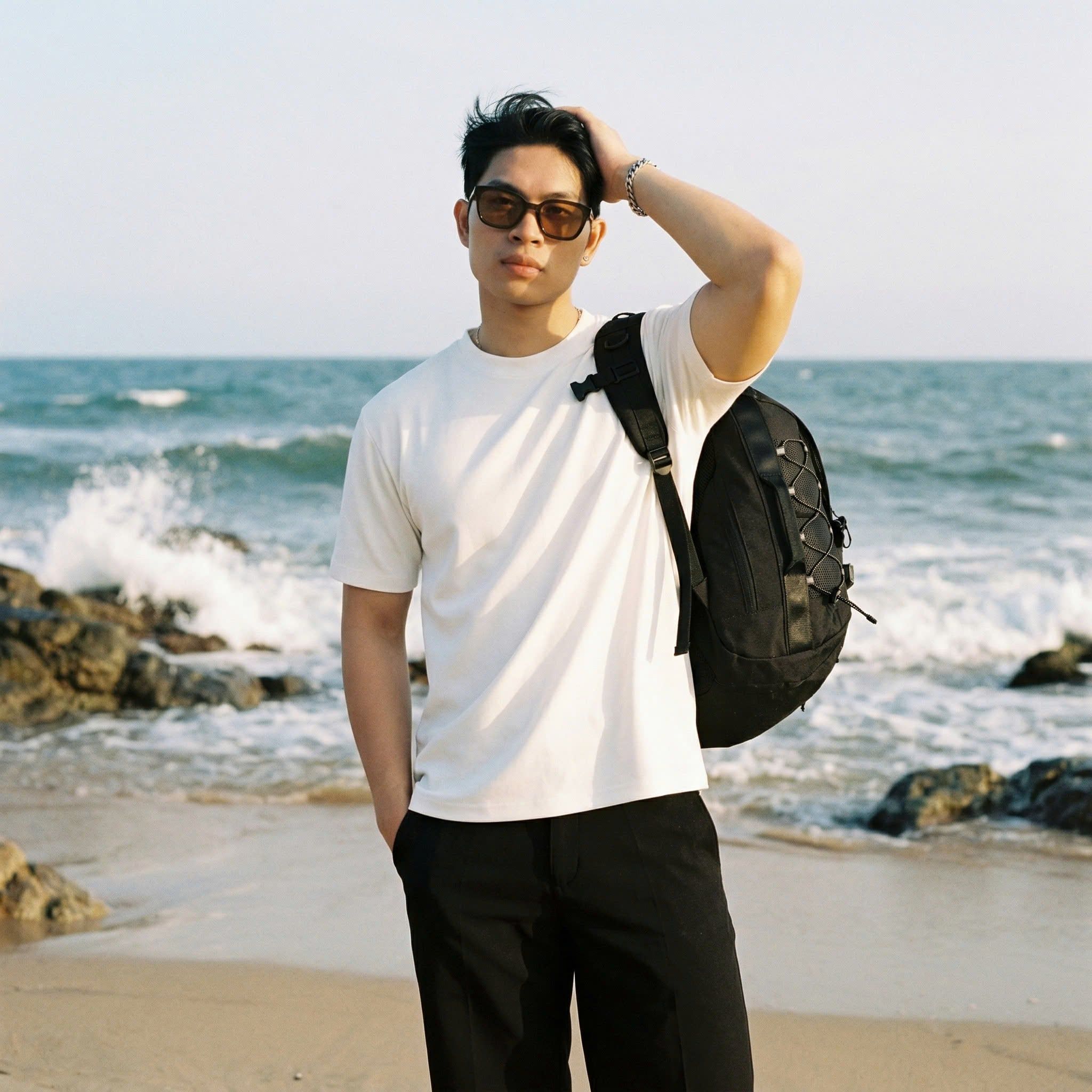  Áo Thun Nam Osl Ocean Modal Tee - 33073 - Big Size Upto 140KG 