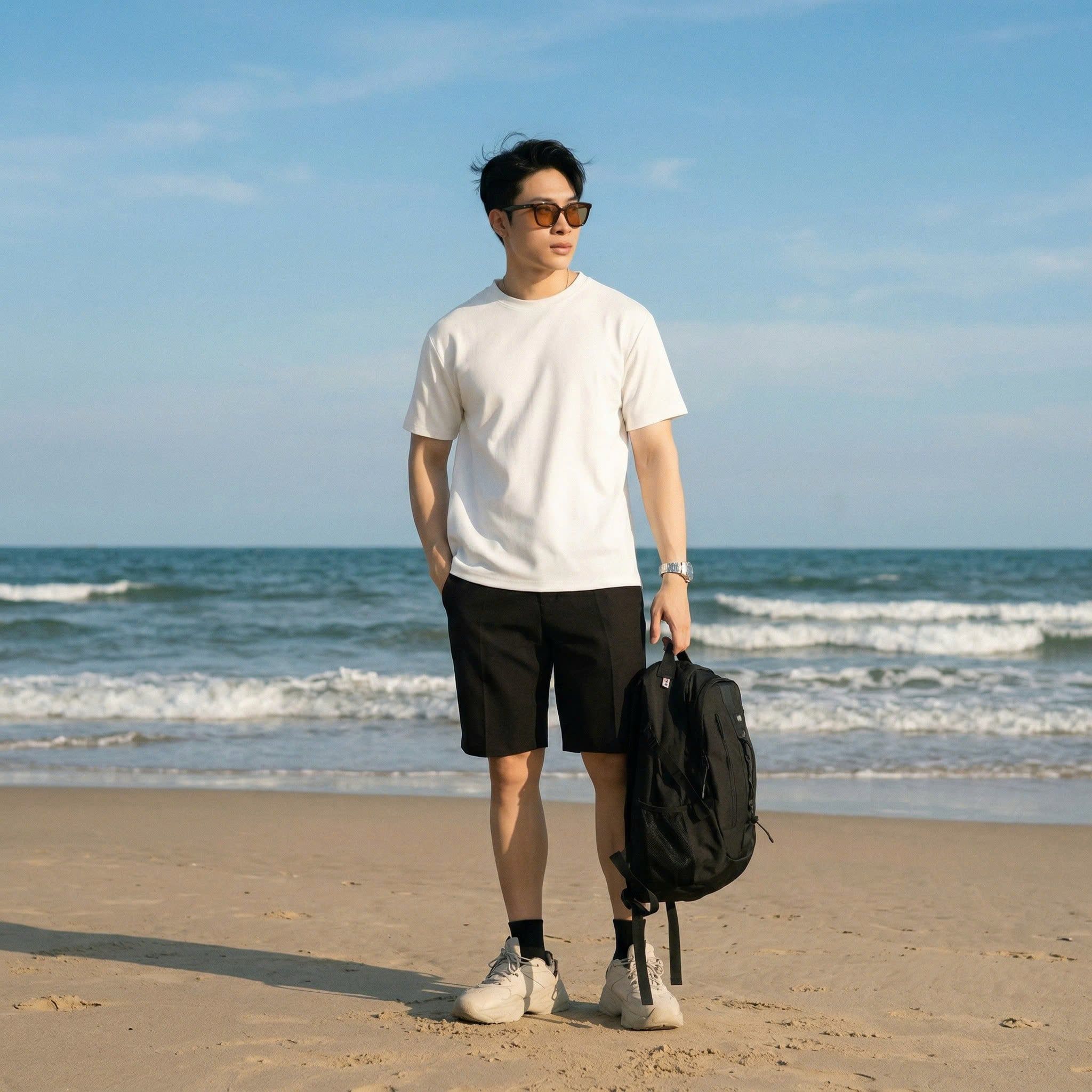  Áo Thun Nam Osl Ocean Modal Tee - 33073 - Big Size Upto 140KG 