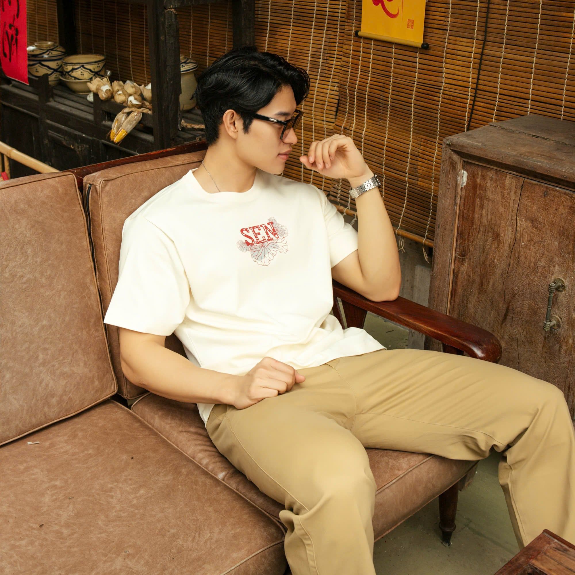  Áo Thun Nam "Sen" Tee  – 33069 - Bigsize upto 5XL 