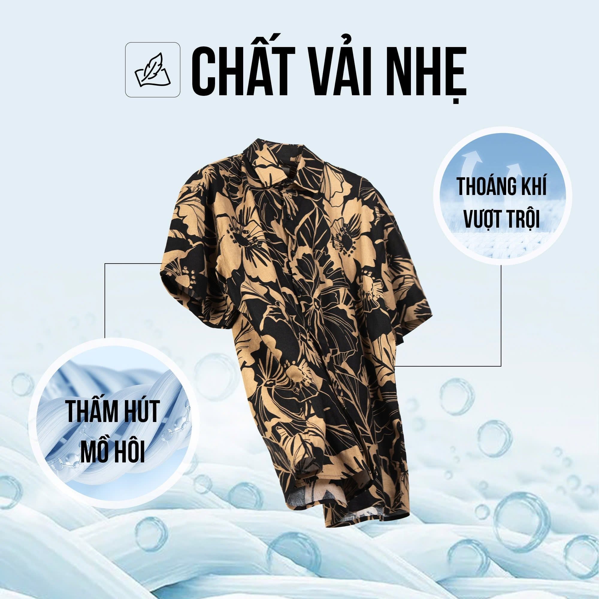  Áo Sơ Mi Nam Summer Bro Old Sailor - SMBL 88667- Big Size Upto 5XL 