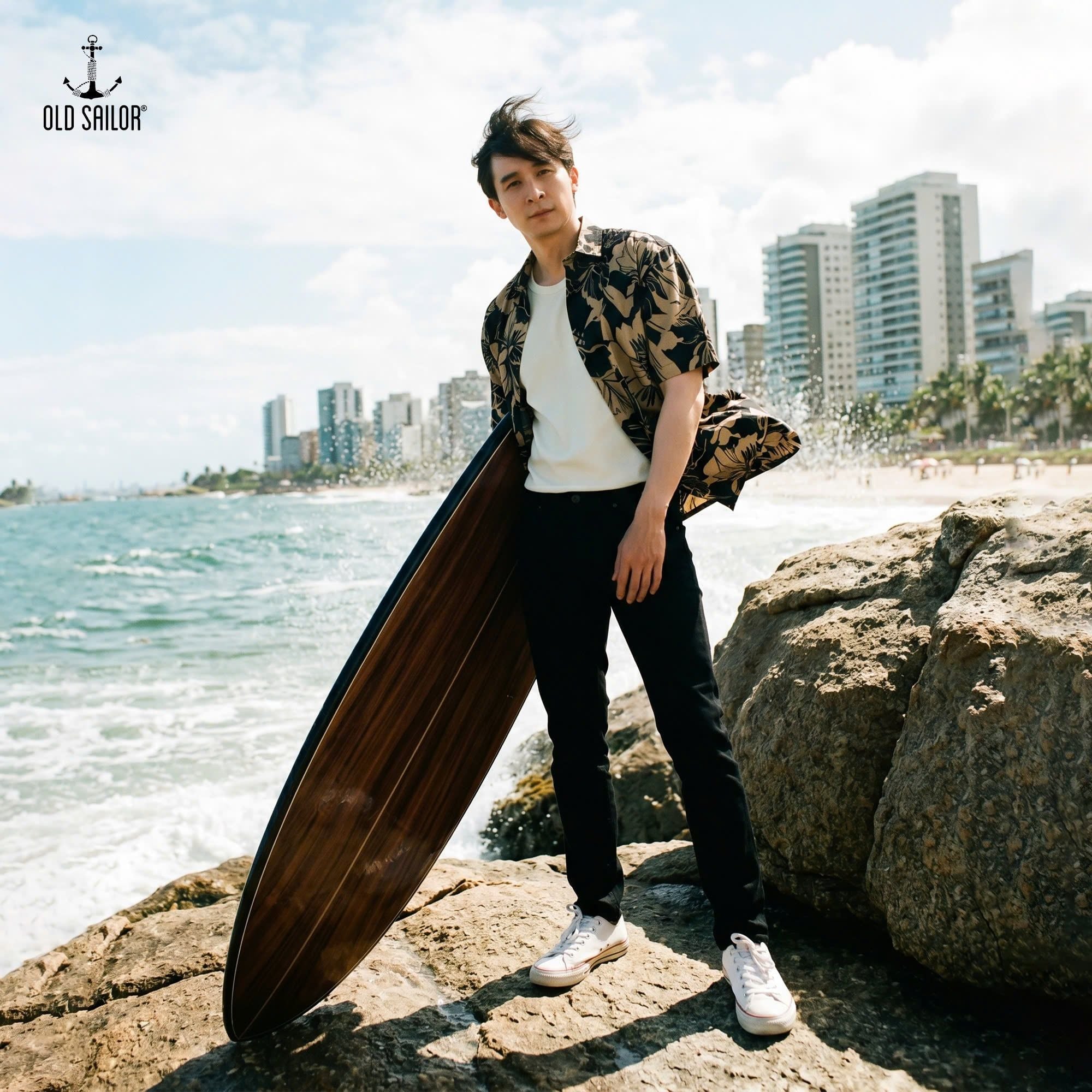  Áo Sơ Mi Nam Summer Bro Old Sailor - SMBL 88667- Big Size Upto 5XL 
