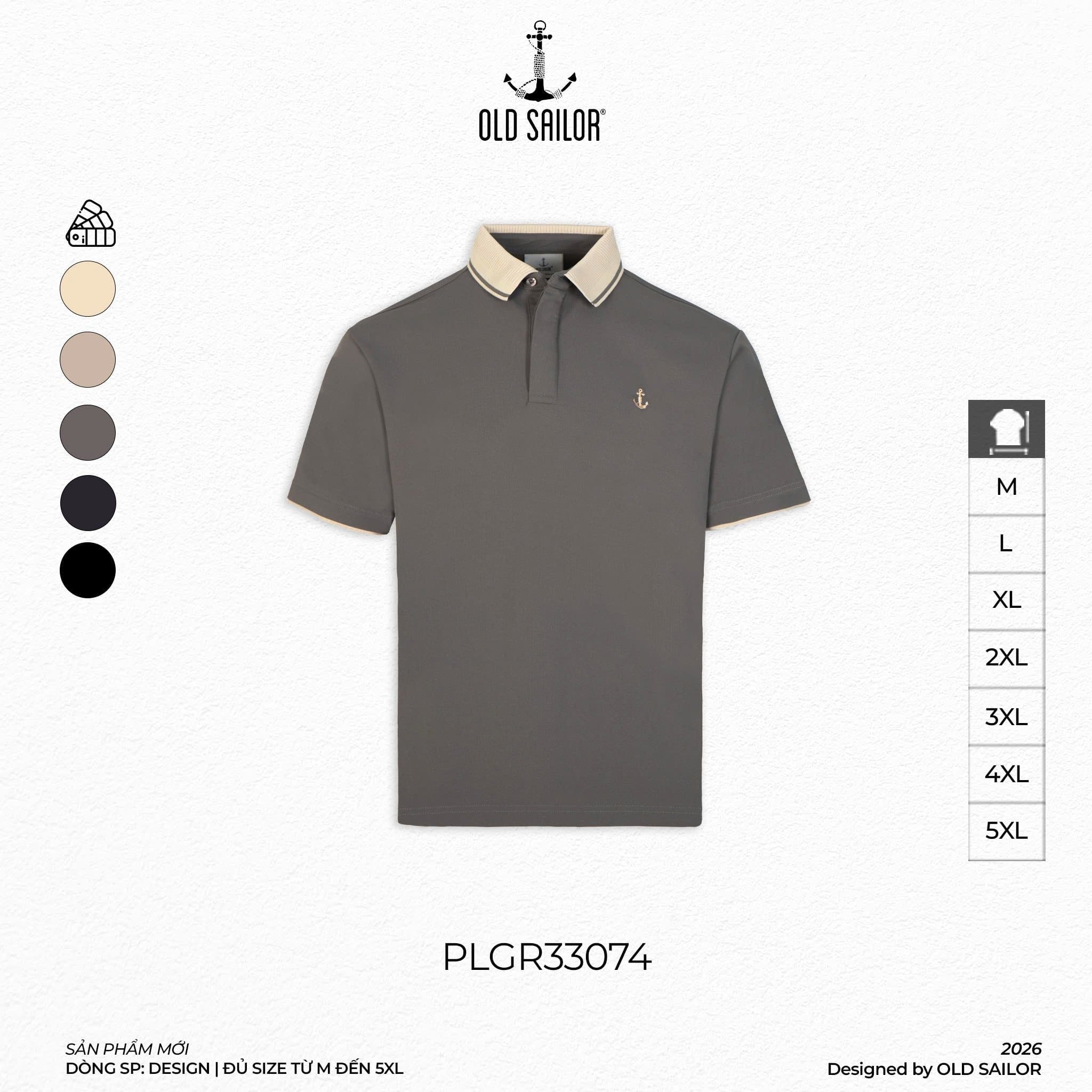  Áo Polo Nam - Osl Pure Polo - 33074 - Big Size Upto 5XL 