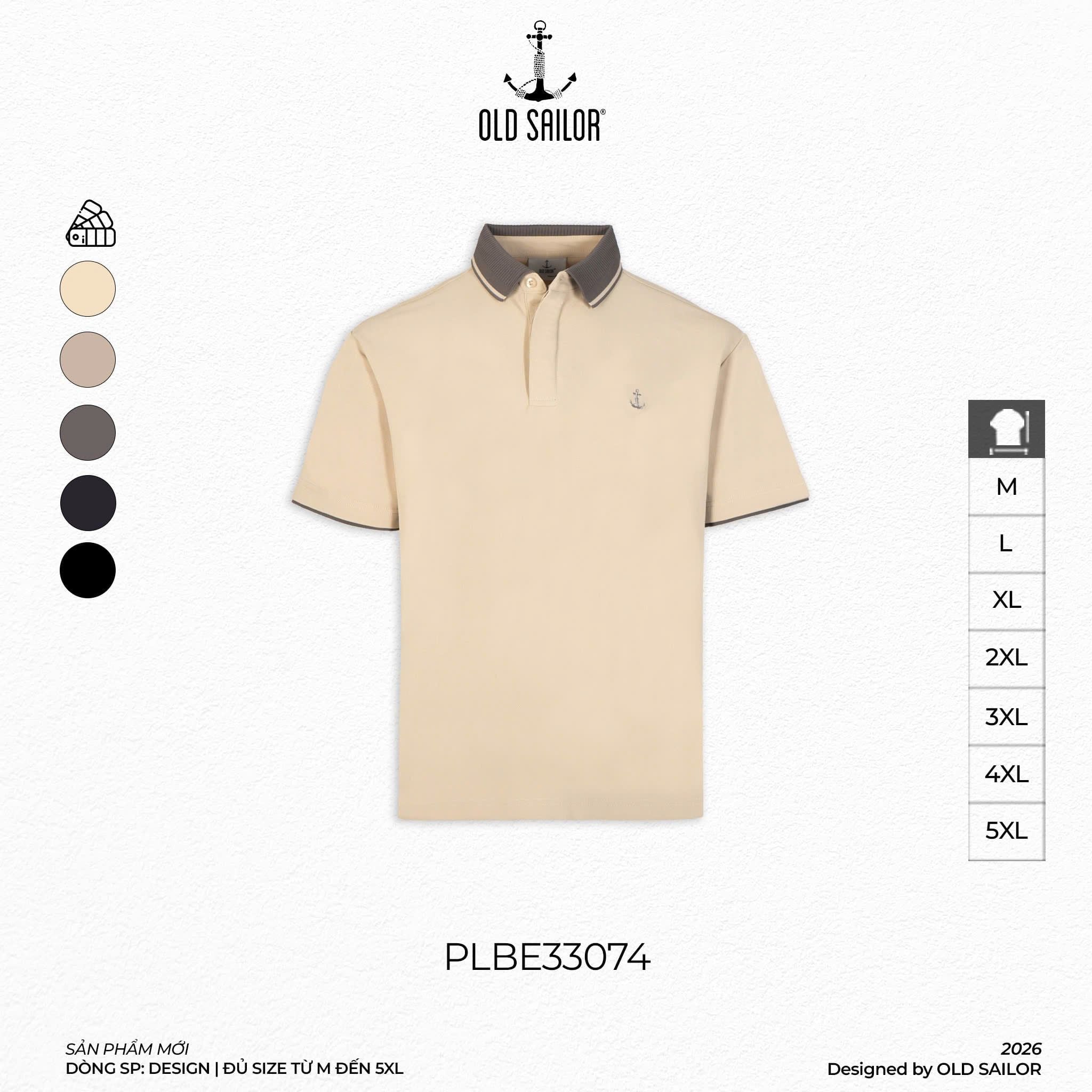  Áo Polo Nam - Osl Pure Polo - 33074 - Big Size Upto 5XL 