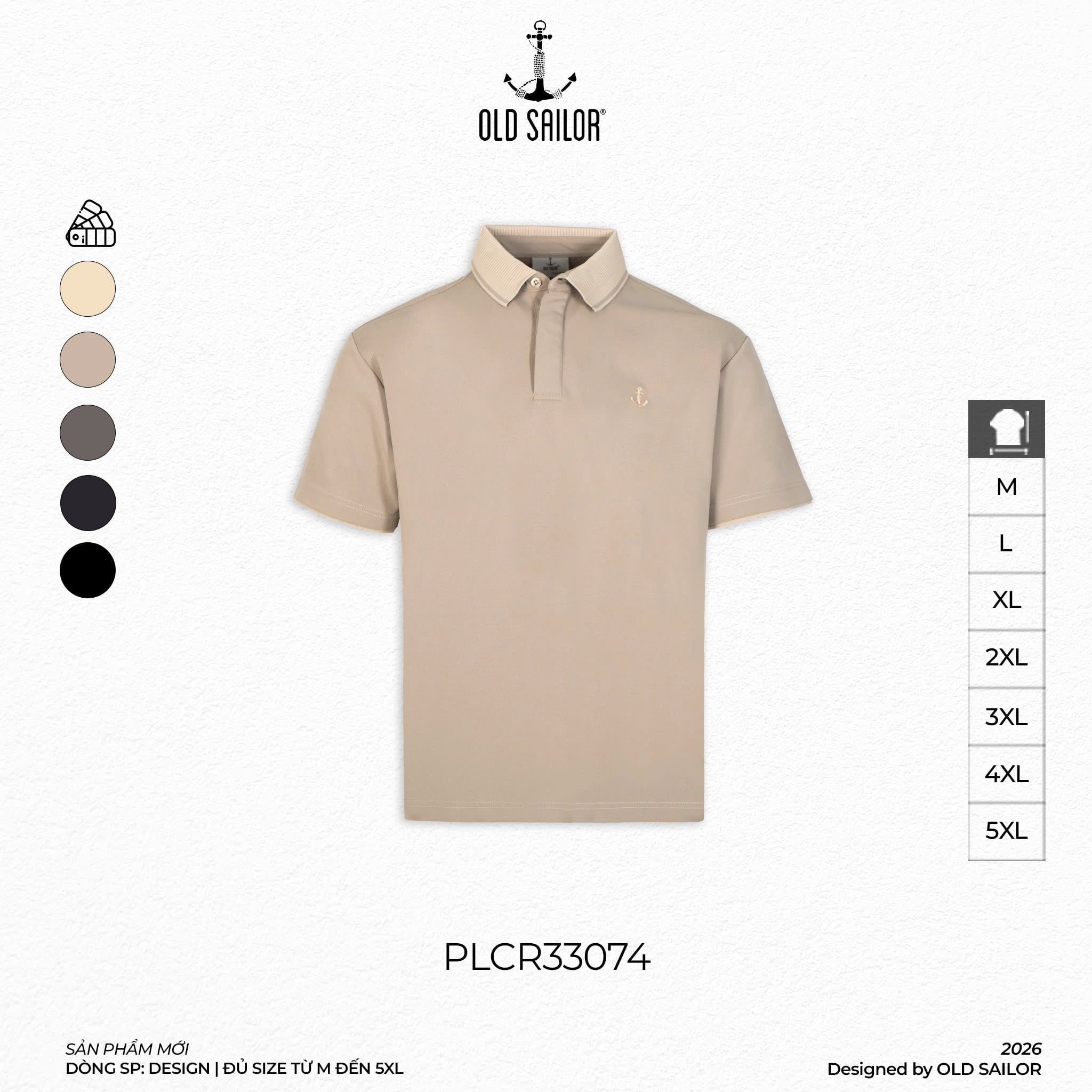 Áo Polo Nam - Osl Pure Polo - 33074 - Big Size Upto 5XL 