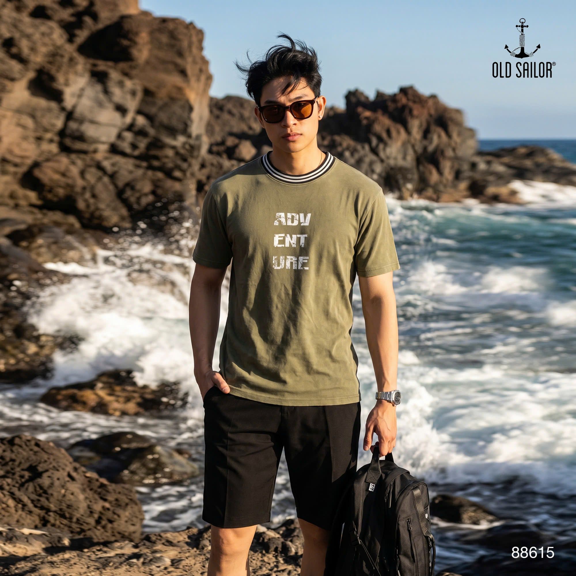  Áo Thun Nam Old Sailor Adventure Retro -  88615 - Big Size upto 5XL 