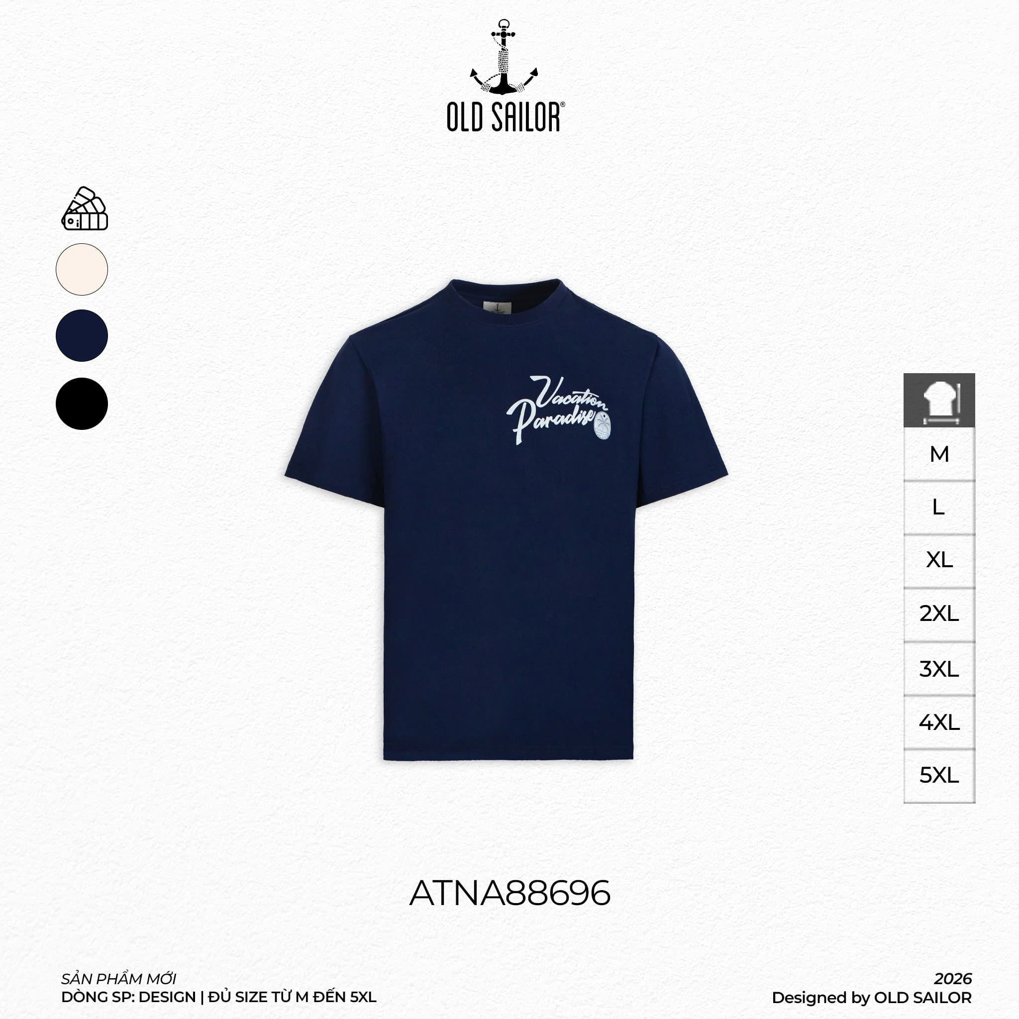  Áo Thun Nam Osl Vacation Paradise Tee - 88696 - Big Size Upto 5XL 