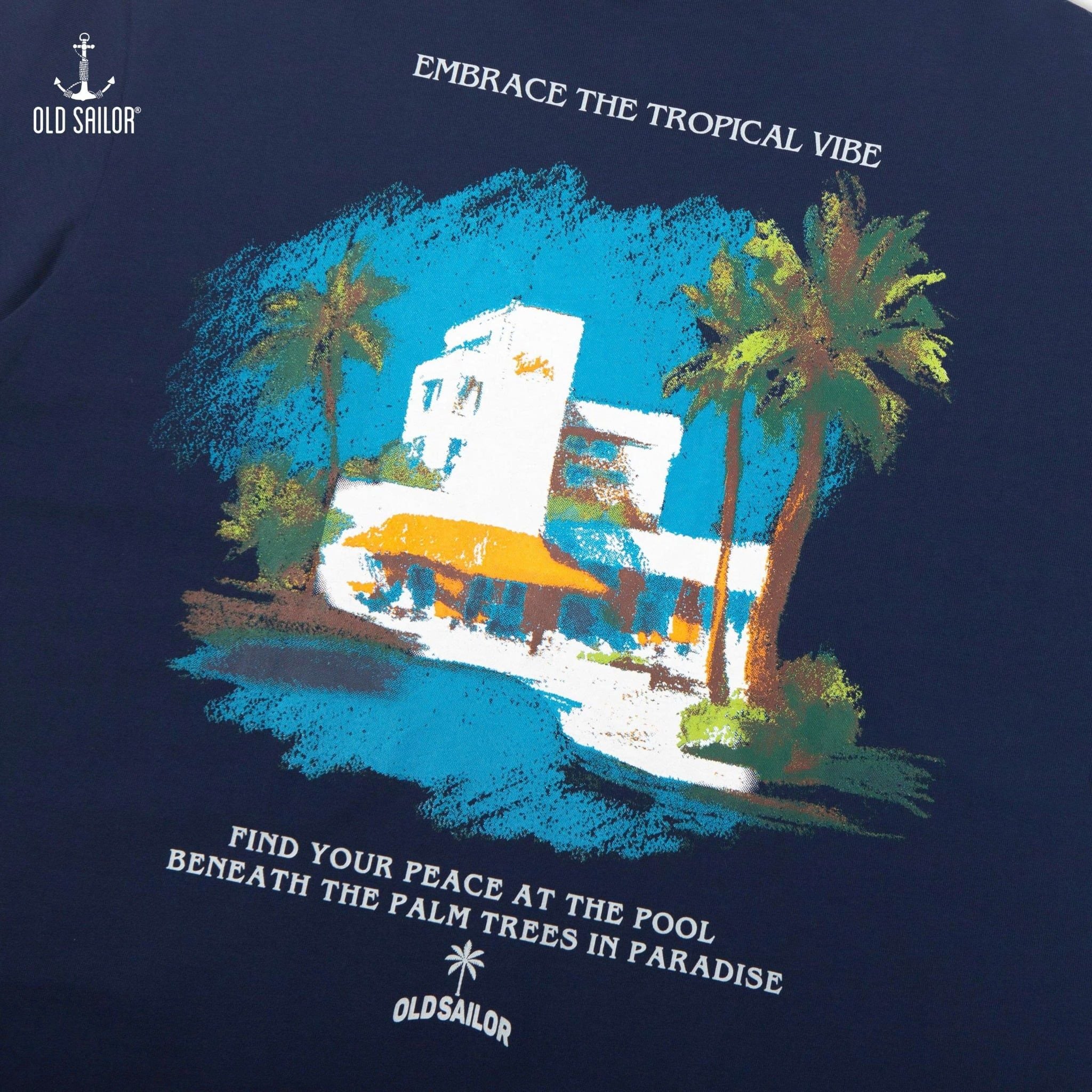  Áo Thun Nam Osl Vacation Paradise Tee - 88696 - Big Size Upto 5XL 