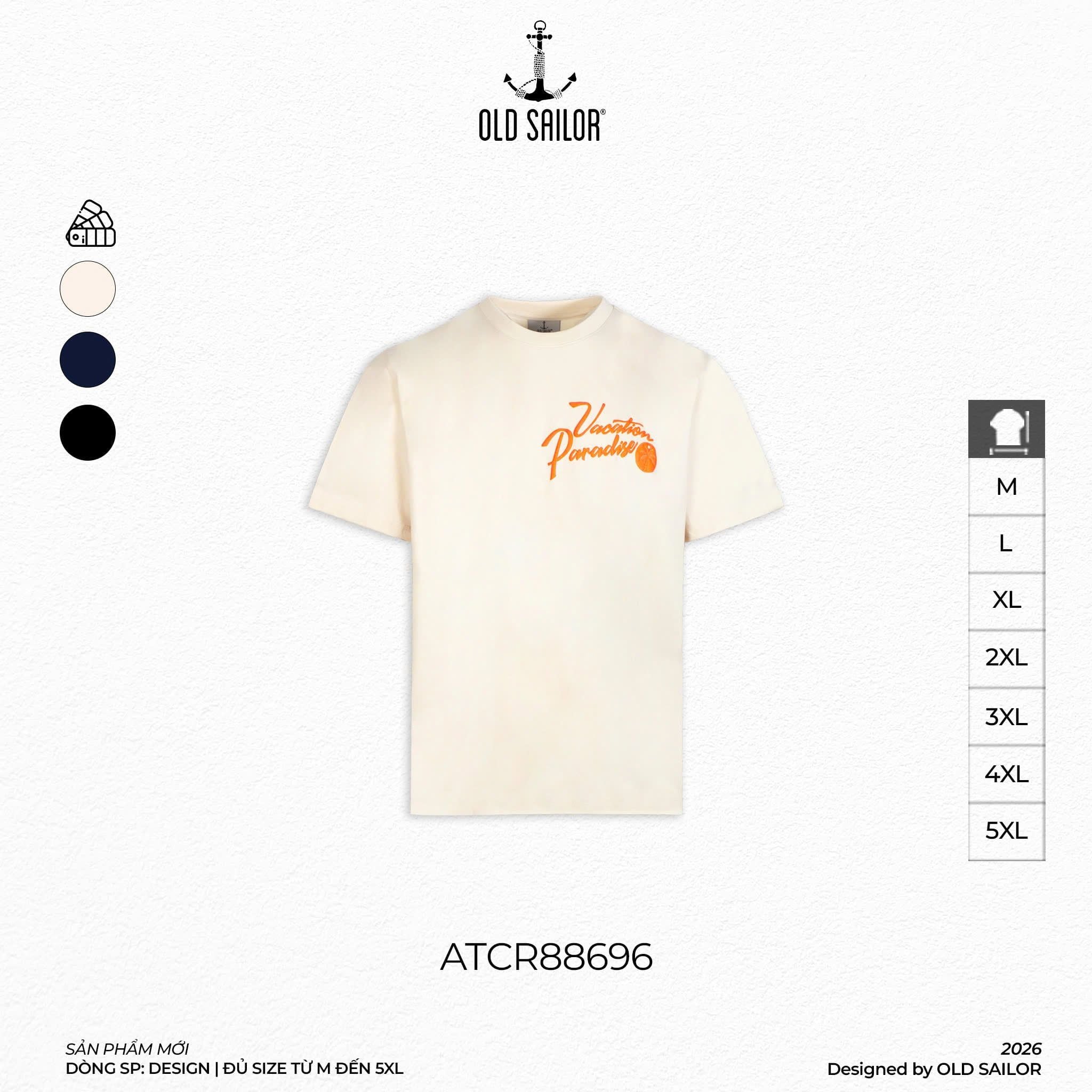 Áo Thun Nam Osl Vacation Paradise Tee - 88696 - Big Size Upto 5XL 