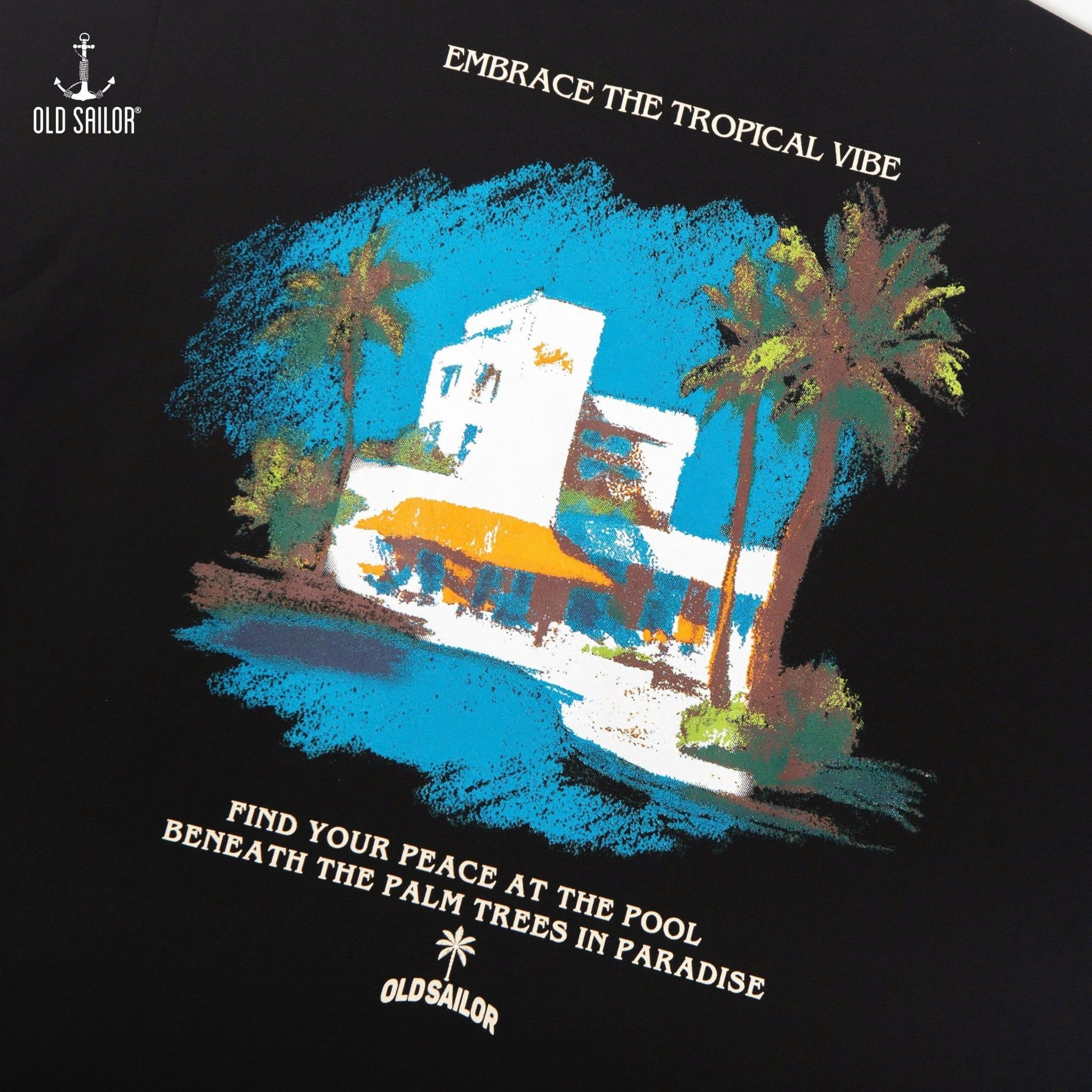  Áo Thun Nam Osl Vacation Paradise Tee - 88696 - Big Size Upto 5XL 