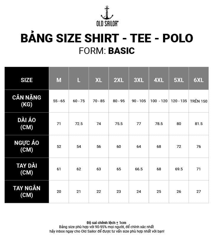  Áo Sơ Mi Nam Mango Old Sailor - SMWH88574 - Big Size Upto 5XL 