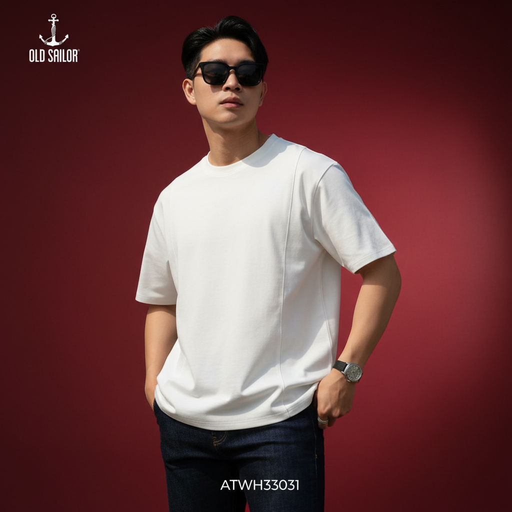  Áo Thun Nam Same Old Sailor - ATWH33031 - Big Size Upto 140KG 