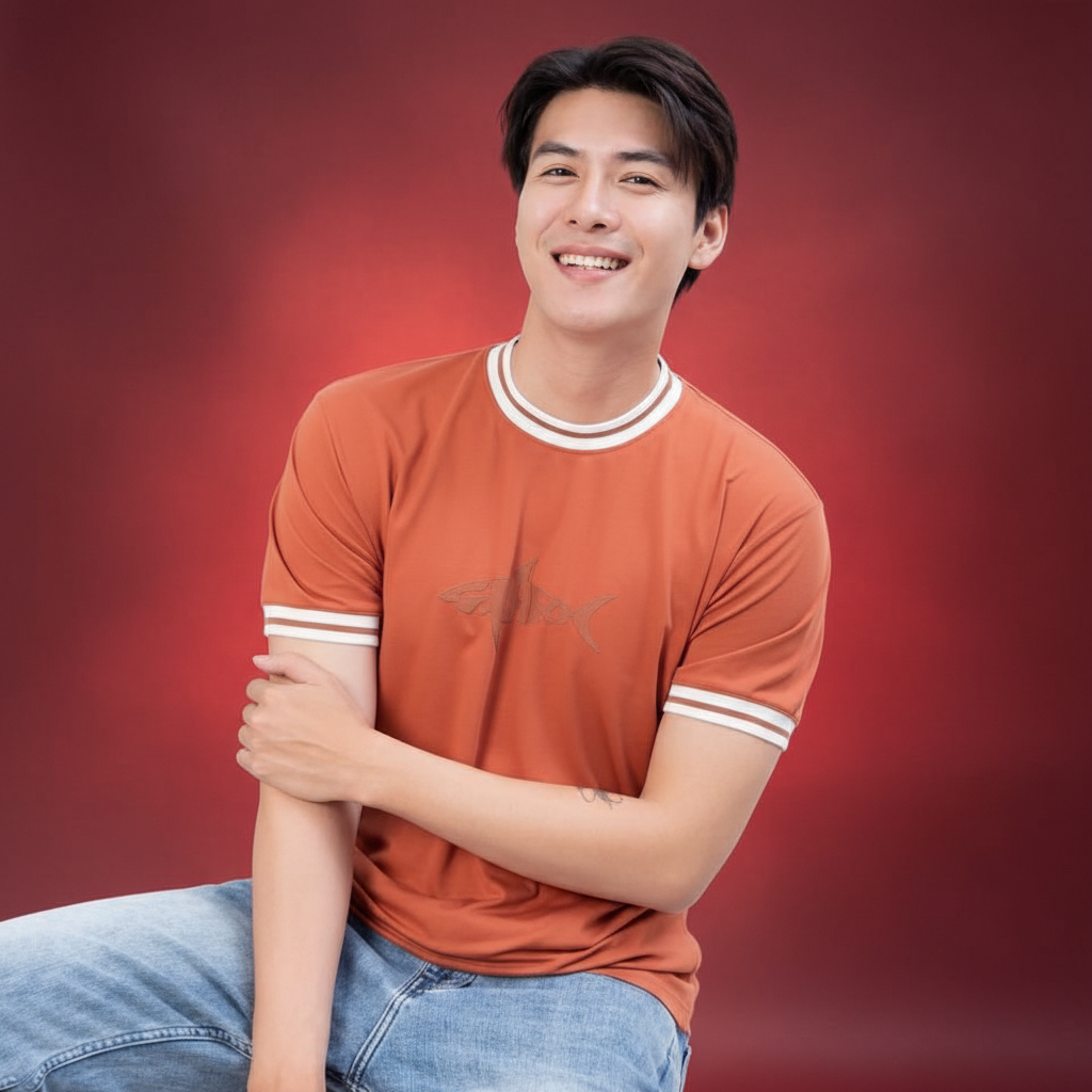  Áo Thun Nam Cá Mập Vải Aero Cool Old Sailor - ATCA33018 - Big Size Upto 5XL - 2024 