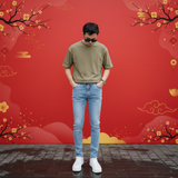  Áo Thun Nam Osl Taggy Tee - ATOL 33051 - Big size upto 5XL 