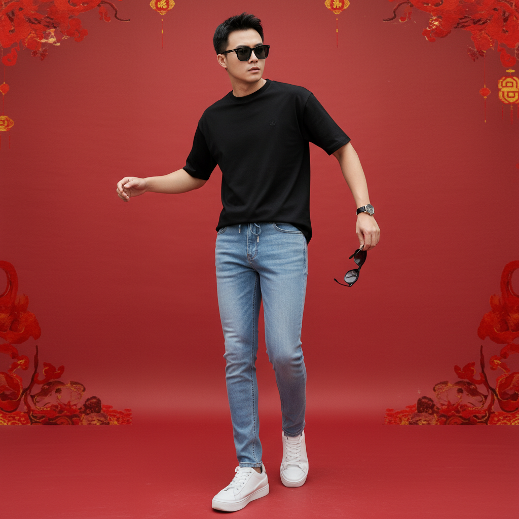  Áo Thun Nam Osl Taggy Tee - ATBL 33051 - Big size upto 5XL 