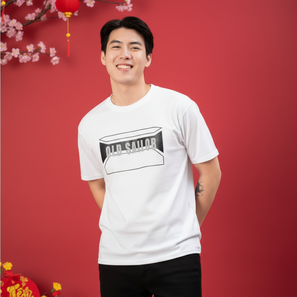  Áo Thun Nam Raglan Vải Aero Cool Old Sailor - ATWH 33019 - Big Size Upto 5XL - 2024 