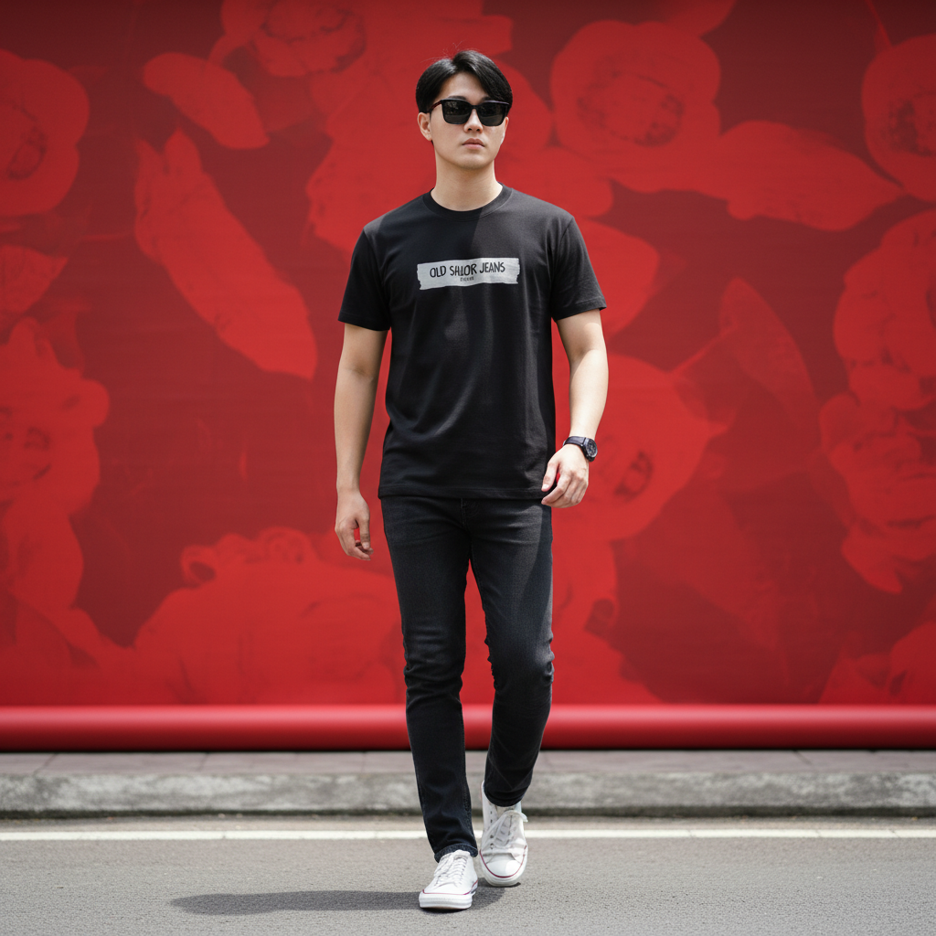  Áo Thun Nam Họa Tiết Old Sailor - ATDE88537 - Big size upto 5XL 