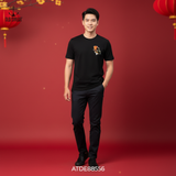 Áo Thun Nam Họa Tiết Denali Hills - Black - ATDE88556 - Đen - Big Size Upto 5XL 
