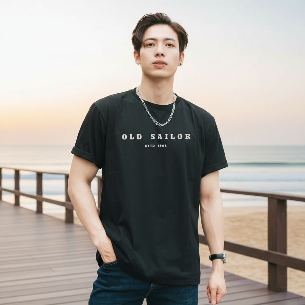  Áo Thun Nam Los Cali Old Sailor - ATDE26012 - Big size upto 5XL 