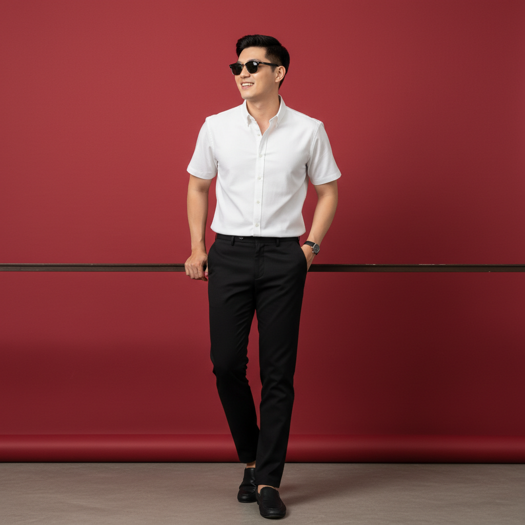  Áo sơ mi mango Old Sailor - White - SMGA88582 - Big Size Upto 5XL 