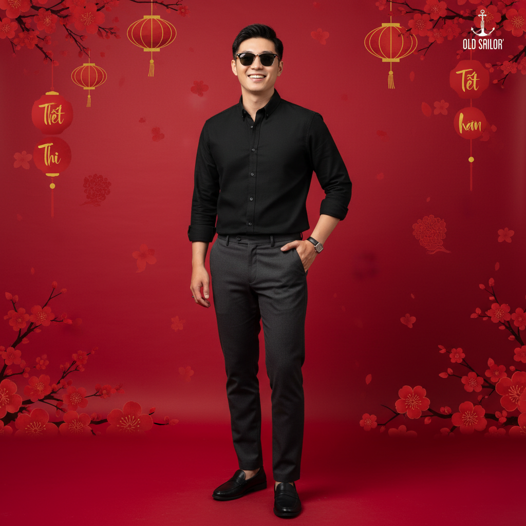  Áo Sơ Mi Nam Samray Old Sailor - SMDE88571 - Big Size Upto 5XL 