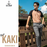  Quần Kaki Nam Basic Form slim-fit Old Sailor - QKXA31007 - Big size upto 42 