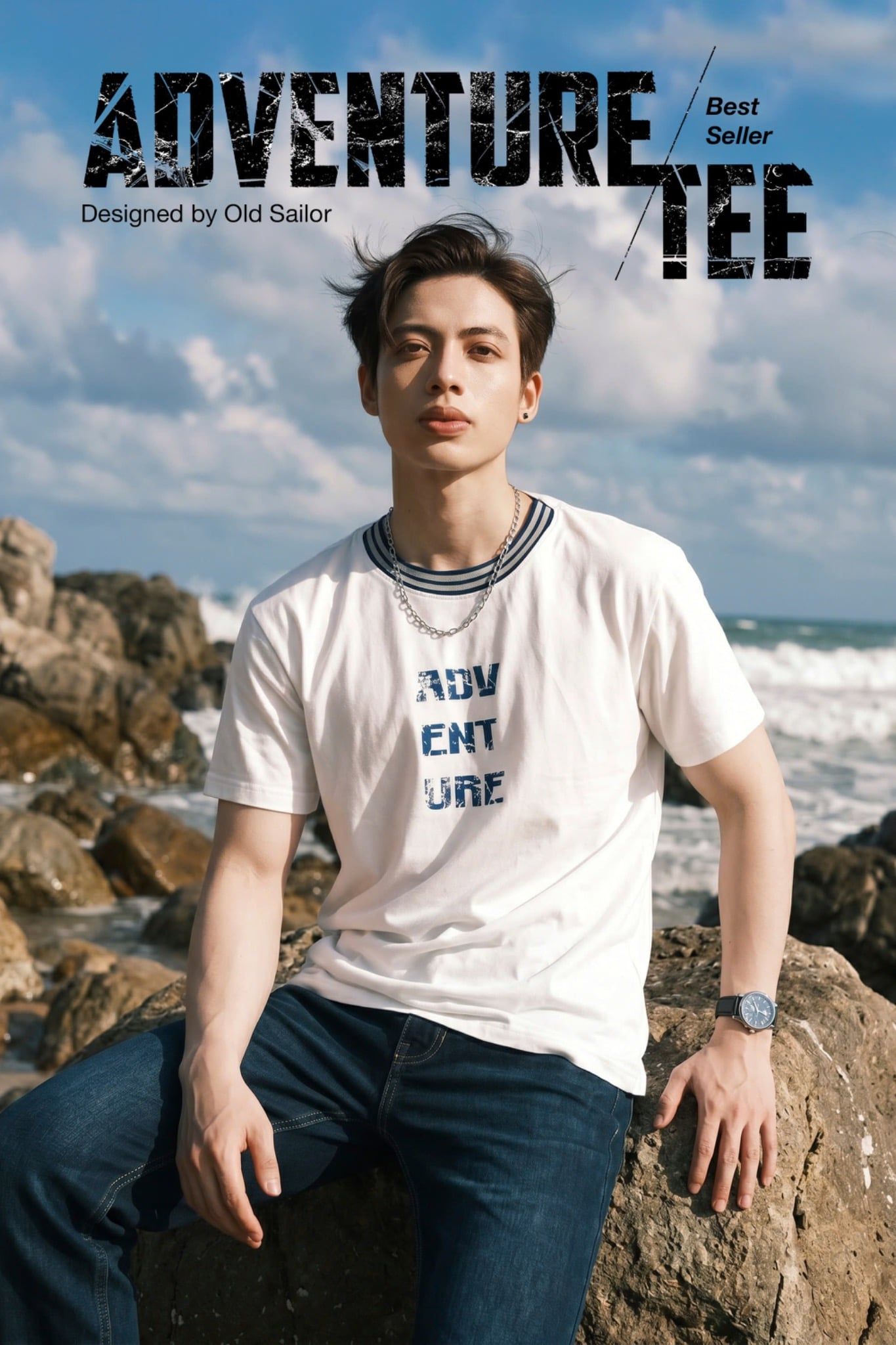  Áo Thun Nam Adventure Retro Old Sailor - 88615 - Big Size Upto 5XL 