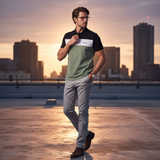  Áo polo nam phối màu Old Sailor - Big size upto 5XL - 88540 