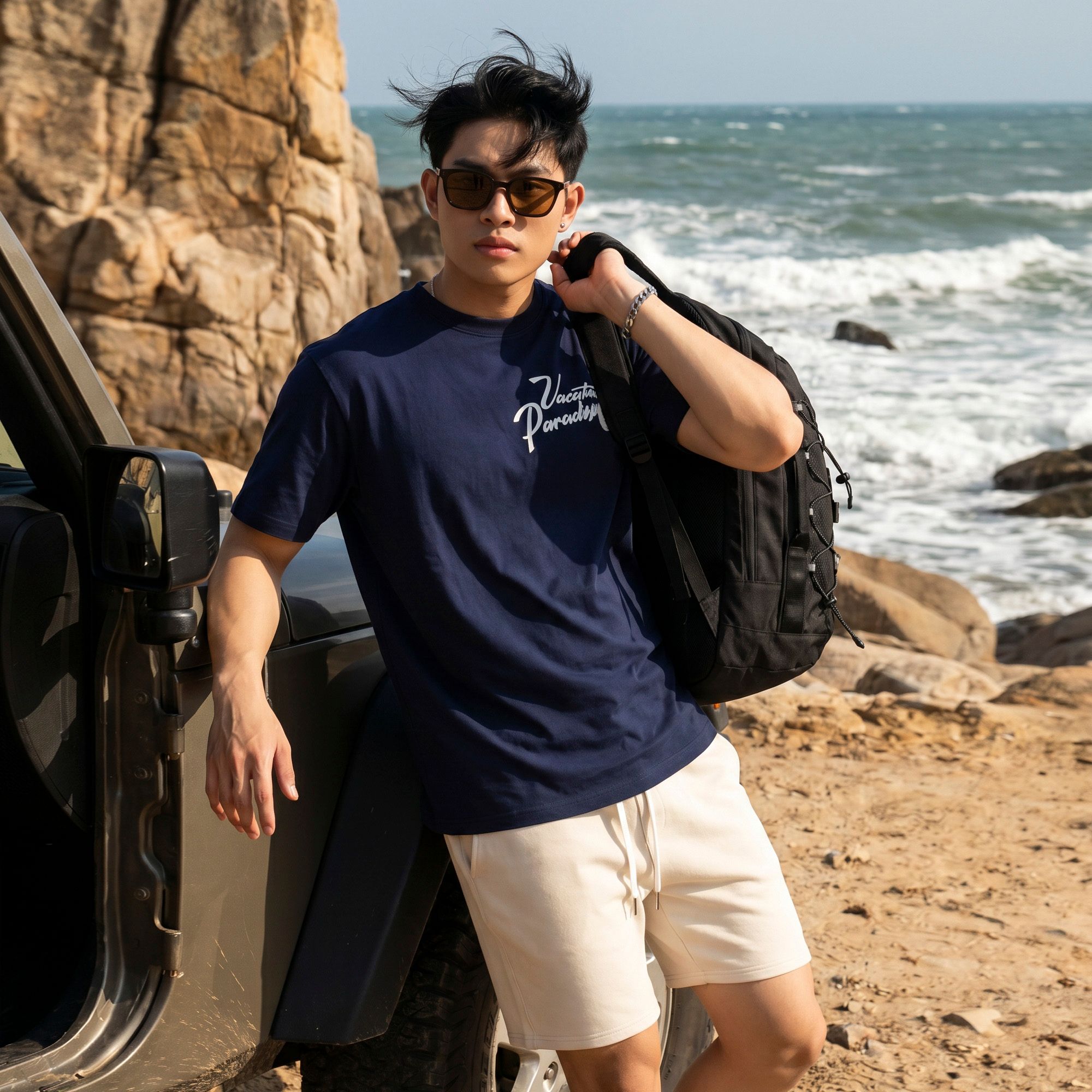  Quần short thun nam Old Sailor - SHCR88549 - Big Size upto 5XL 