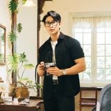  Áo Sơ Mi Nam Osl Premium Crinkle Seersucker Shirt - 88680 - Bigsize Upto 140KG 