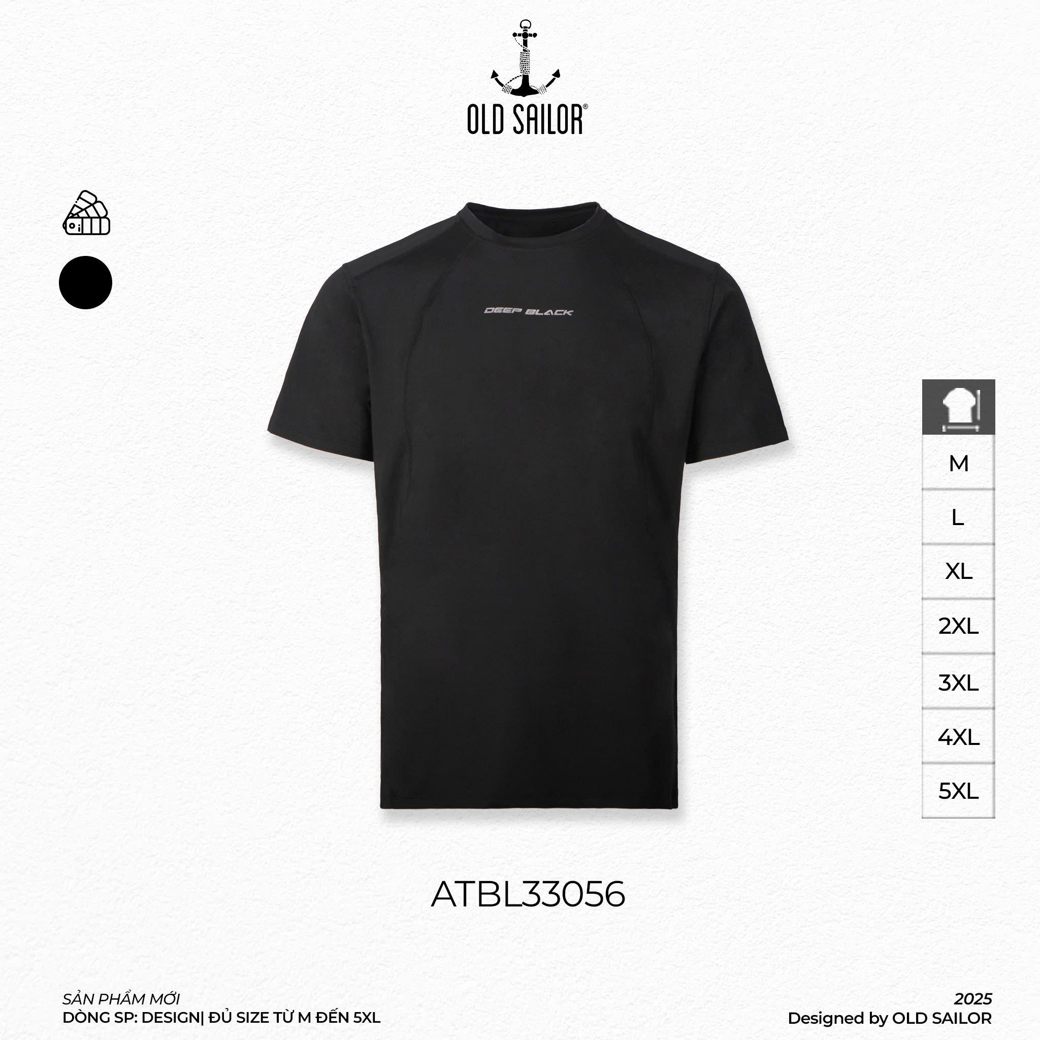  Áo Thun Nam Old Sailor Sporty Tee - 33056 - Big Size Upto 140kg 
